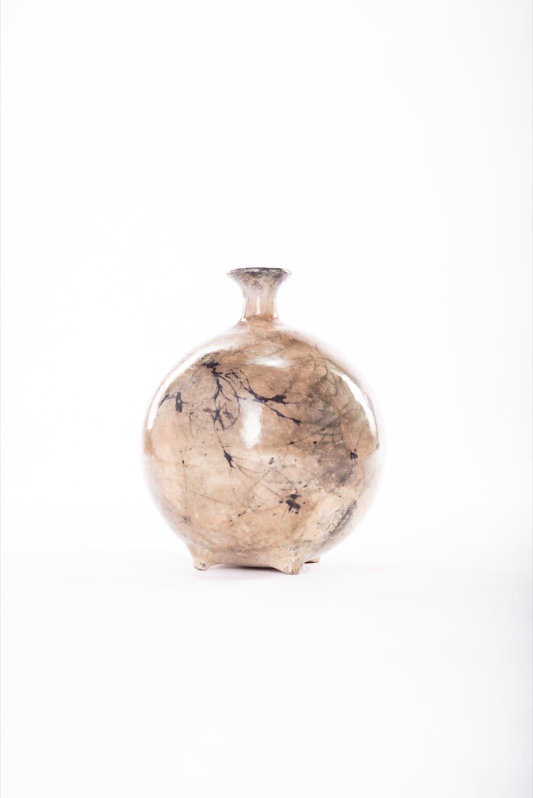 Cosmos Series Grey Round Vase